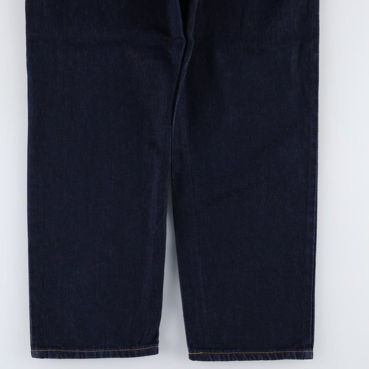 Dark navy Levi's 550 tapered denim pants, men's size W35 cotton navy blue type Vintage Second Hand