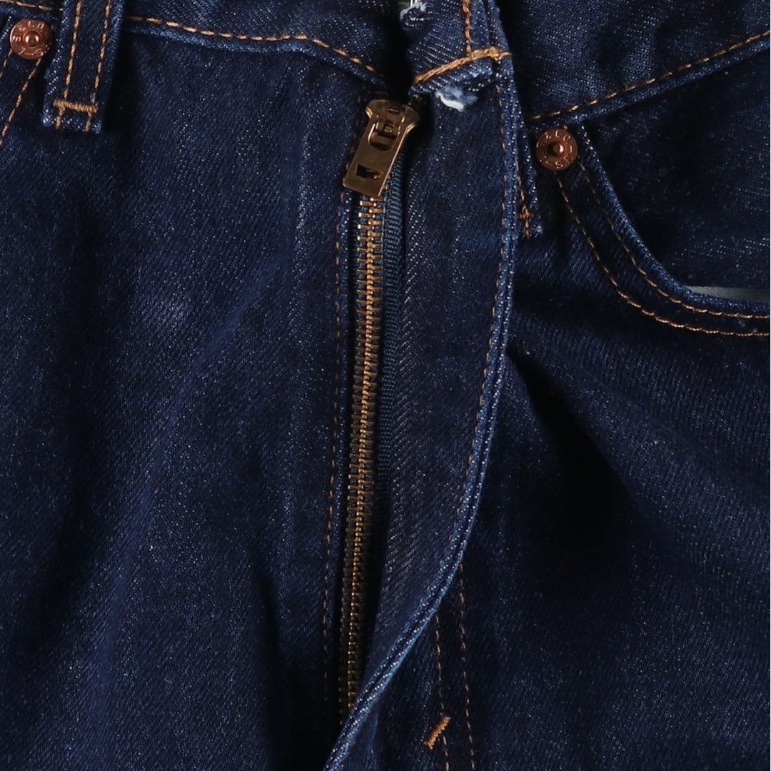 Dark navy Levi's 550 tapered denim pants, men's size W37 cotton navy blue type Vintage Second Hand