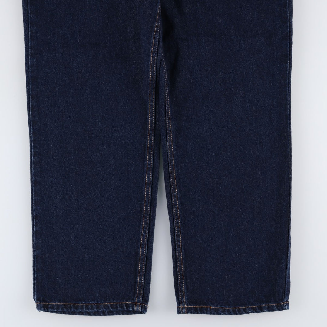 Dark navy Levi's 550 tapered denim pants, men's size W37 cotton navy blue type Vintage Second Hand