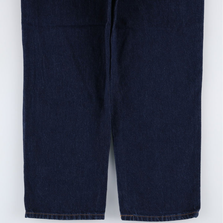 Dark navy Levi's 550 tapered denim pants, men's size W37 cotton navy blue type Vintage Second Hand