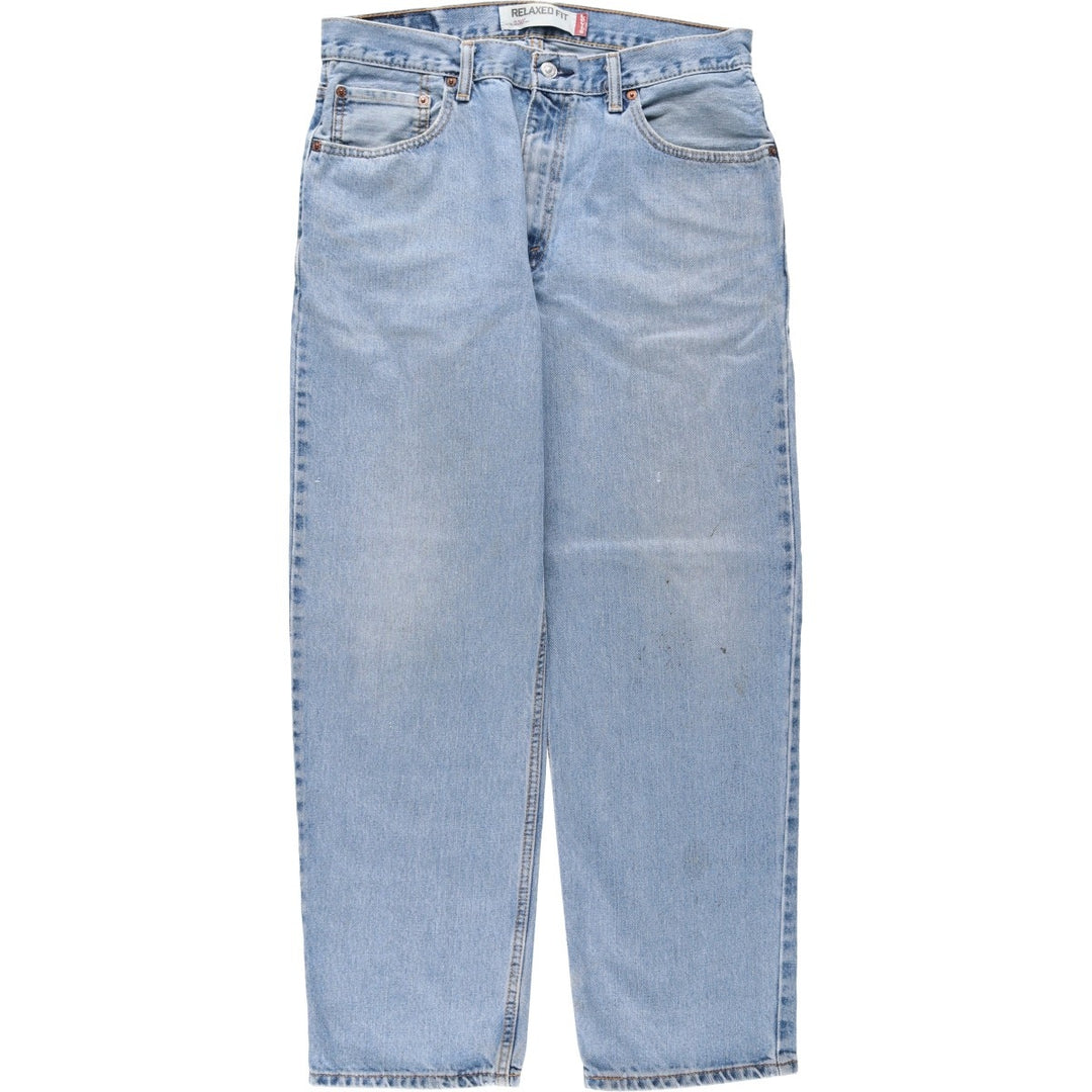 Levi's 550 Relaxed Fit Tapered Denim Pants for Men, W33 unclear blue type Vintage Second Hand