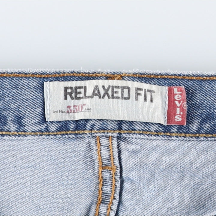 Levi's 550 Relaxed Fit Tapered Denim Pants for Men, W33 unclear blue type Vintage Second Hand