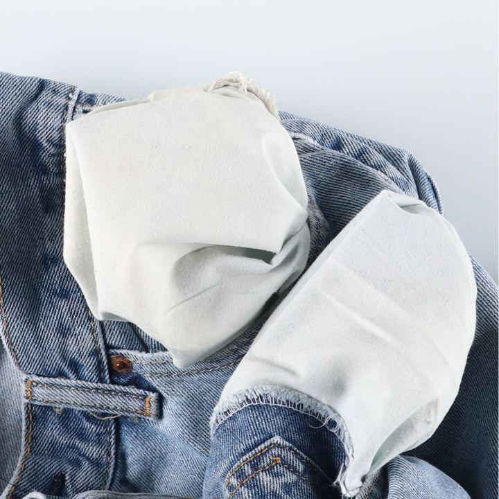 Levi's 550 Relaxed Fit Tapered Denim Pants for Men, W33 unclear blue type Vintage Second Hand