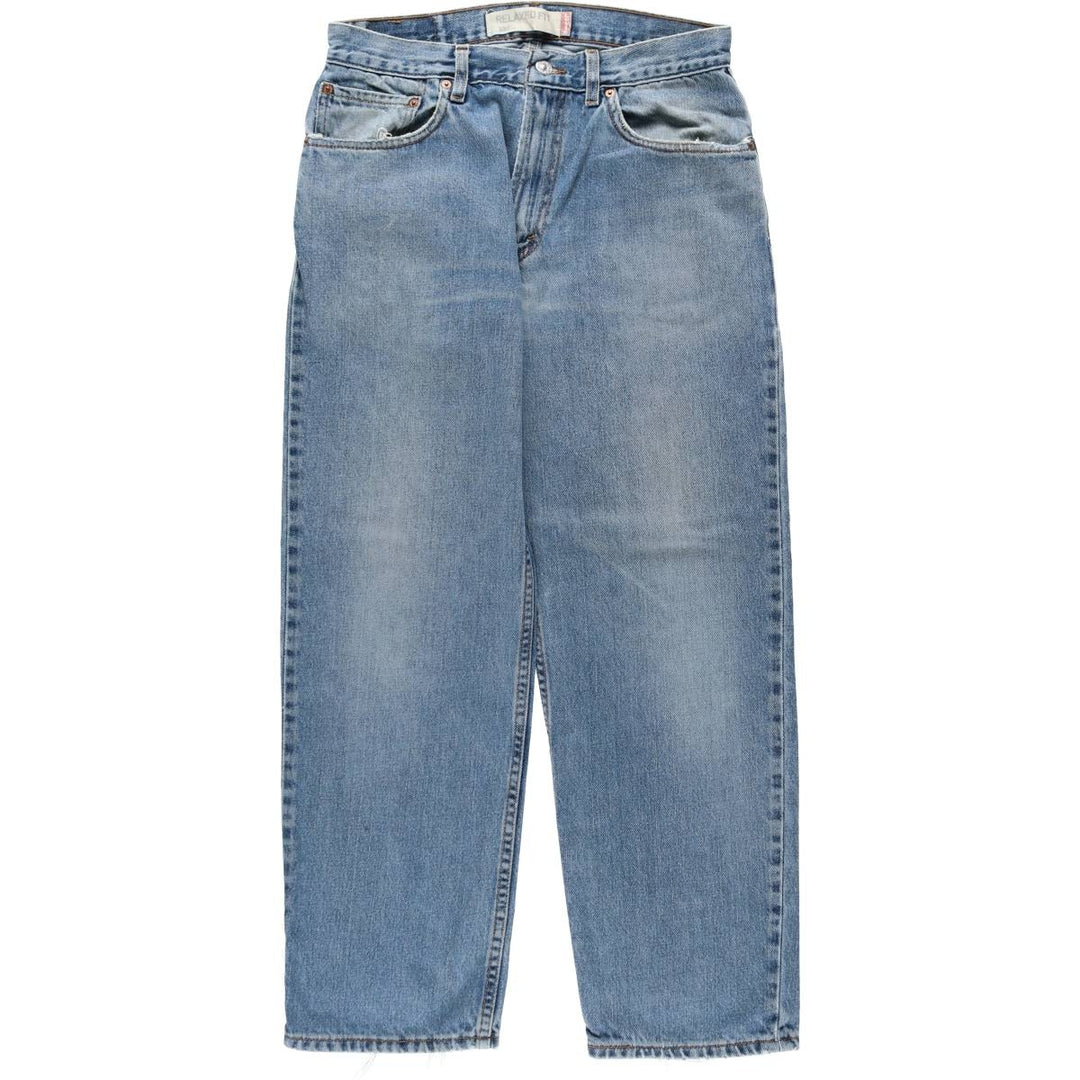 Levi's 550 Relaxed Fit Tapered Denim Pants for Men, W31 equivalent cotton blue type Vintage Second Hand
