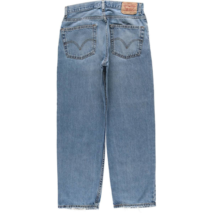 Levi's 550 Relaxed Fit Tapered Denim Pants for Men, W31 equivalent cotton blue type Vintage Second Hand