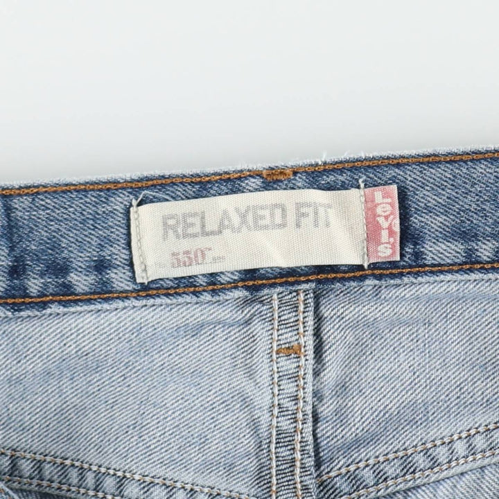 Levi's 550 Relaxed Fit Tapered Denim Pants for Men, W31 equivalent cotton blue type Vintage Second Hand