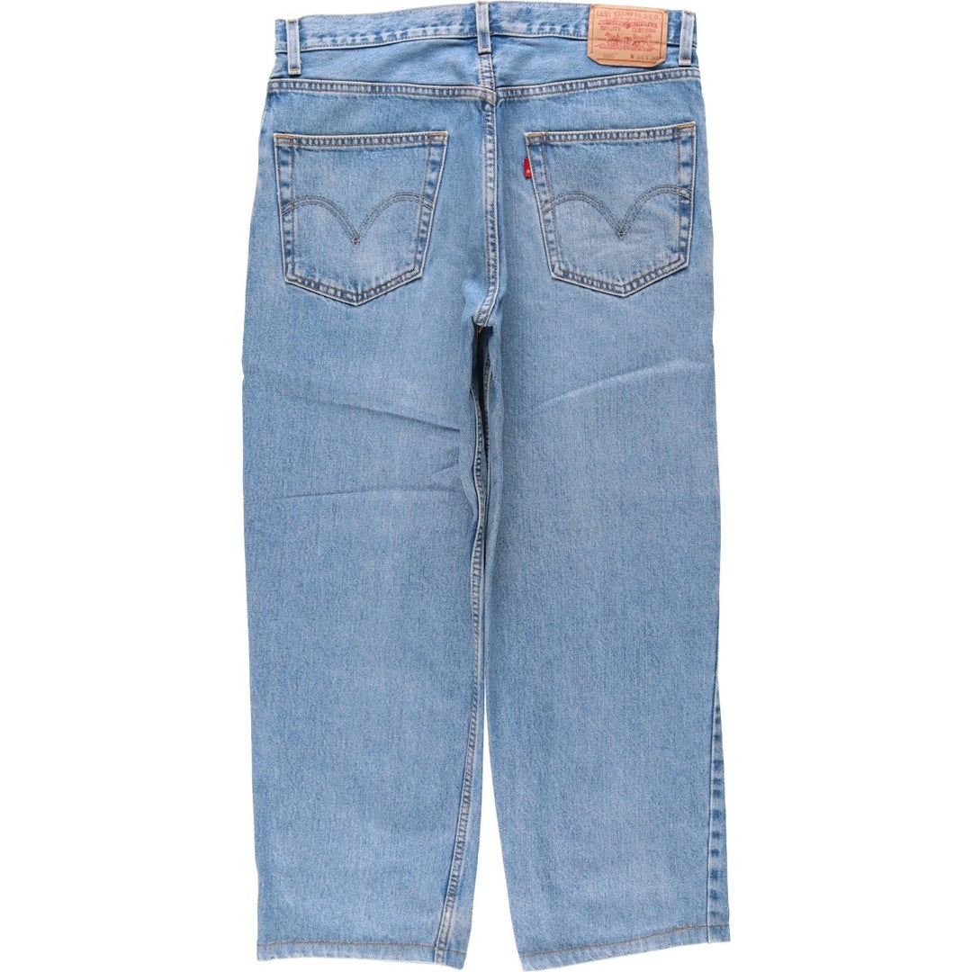 Levi's 550 Relaxed Fit Tapered Denim Pants for Men, W34 equivalent cotton blue type Vintage Second Hand