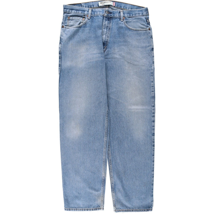 Levi's 550 Relaxed Fit Tapered Denim Pants for Men, W36 unclear blue type Vintage Second Hand