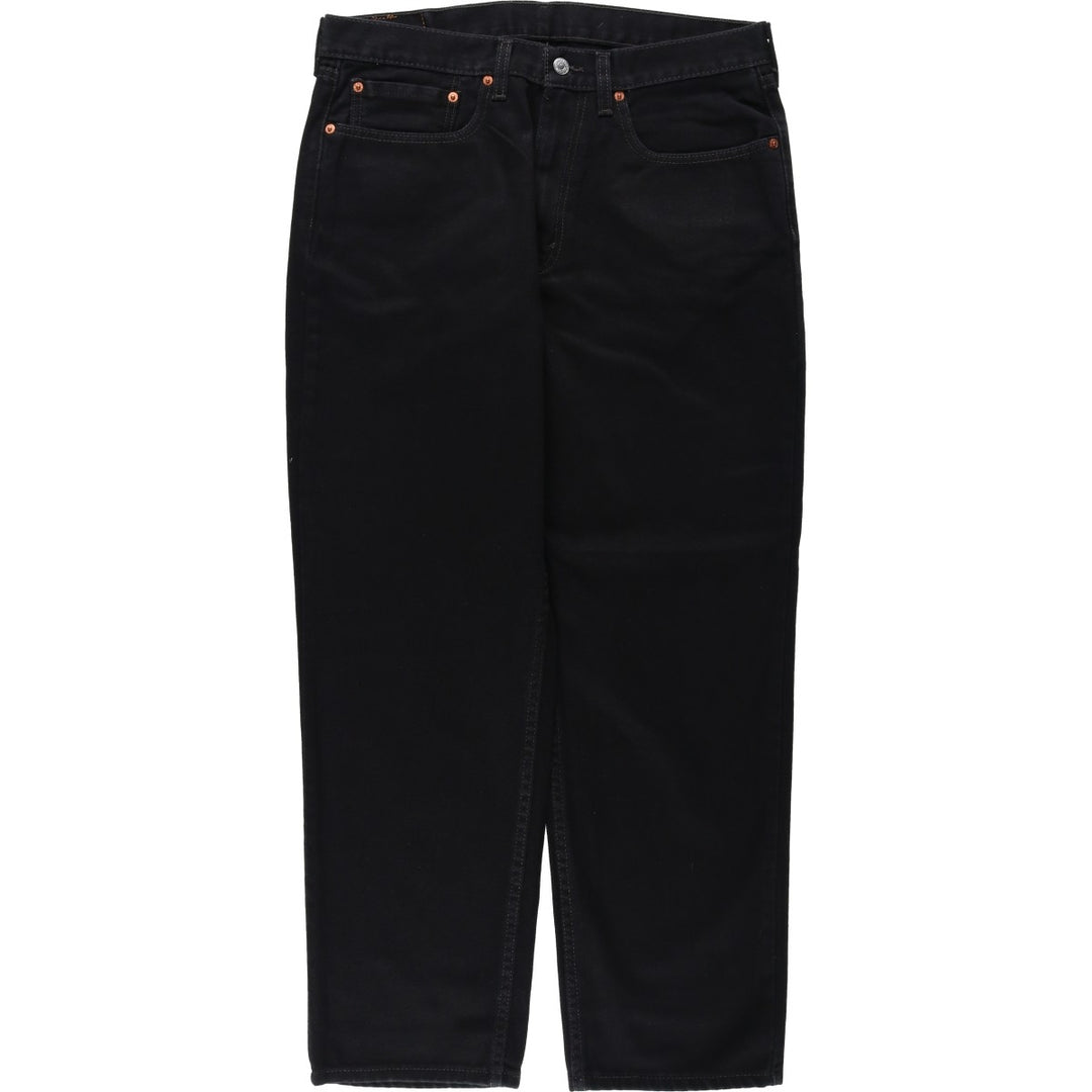 Levi's 550 Black Denim Tapered Denim Pants for Men, W35 cotton black type Vintage Second Hand