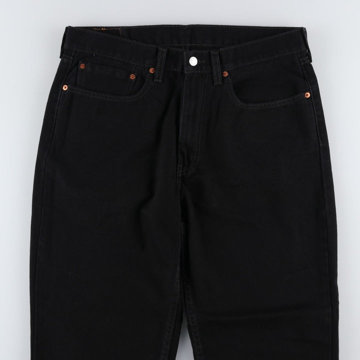 Levi's 550 Black Denim Tapered Denim Pants for Men, W35 cotton black type Vintage Second Hand