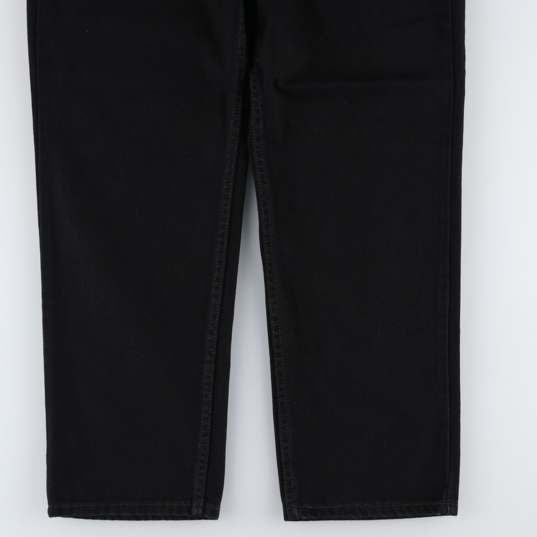 Levi's 550 Black Denim Tapered Denim Pants for Men, W35 cotton black type Vintage Second Hand