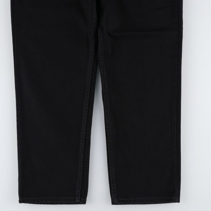 Levi's 550 Black Denim Tapered Denim Pants for Men, W35 cotton black type Vintage Second Hand