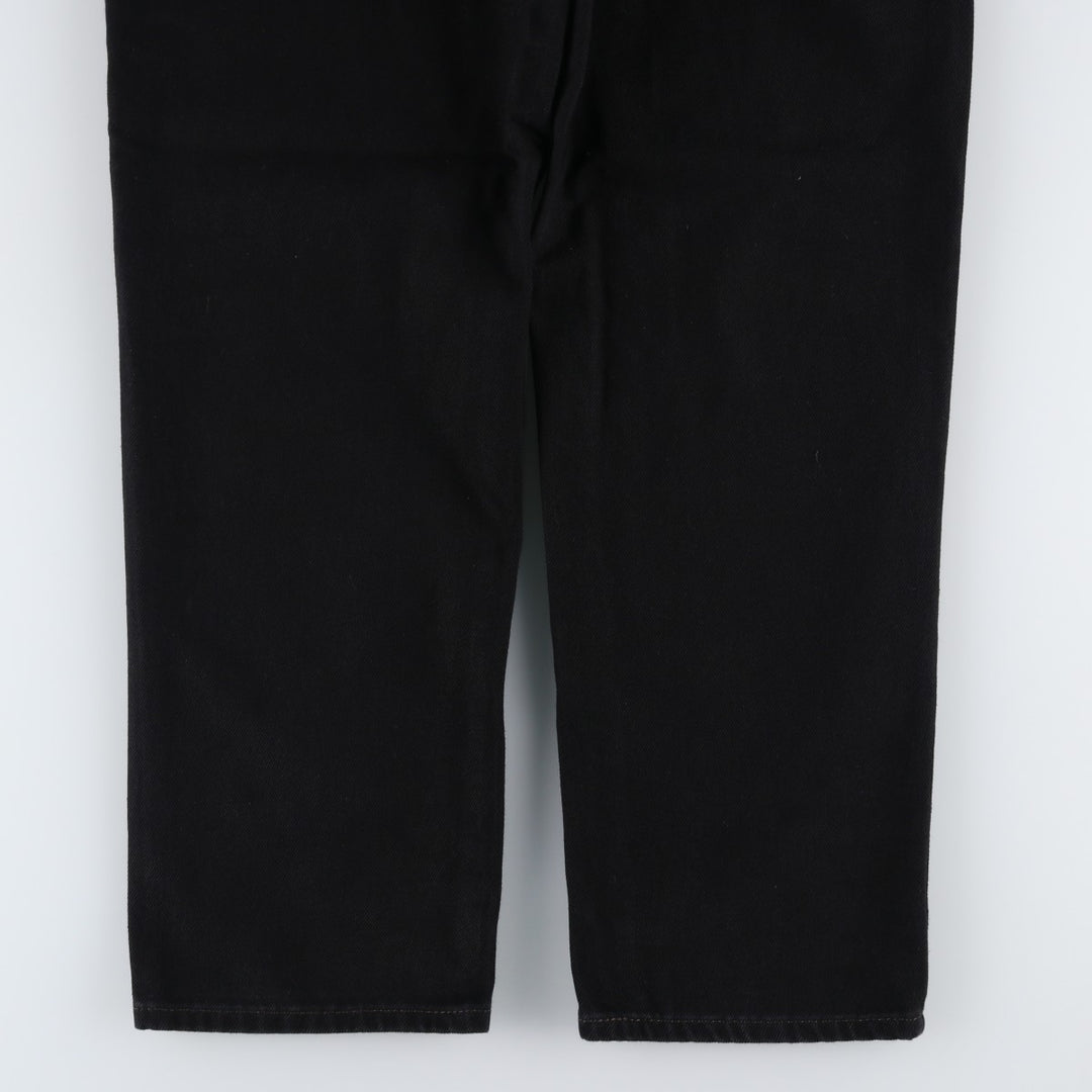Levi's 550 Black Denim Tapered Denim Pants for Men, W35 cotton black type Vintage Second Hand