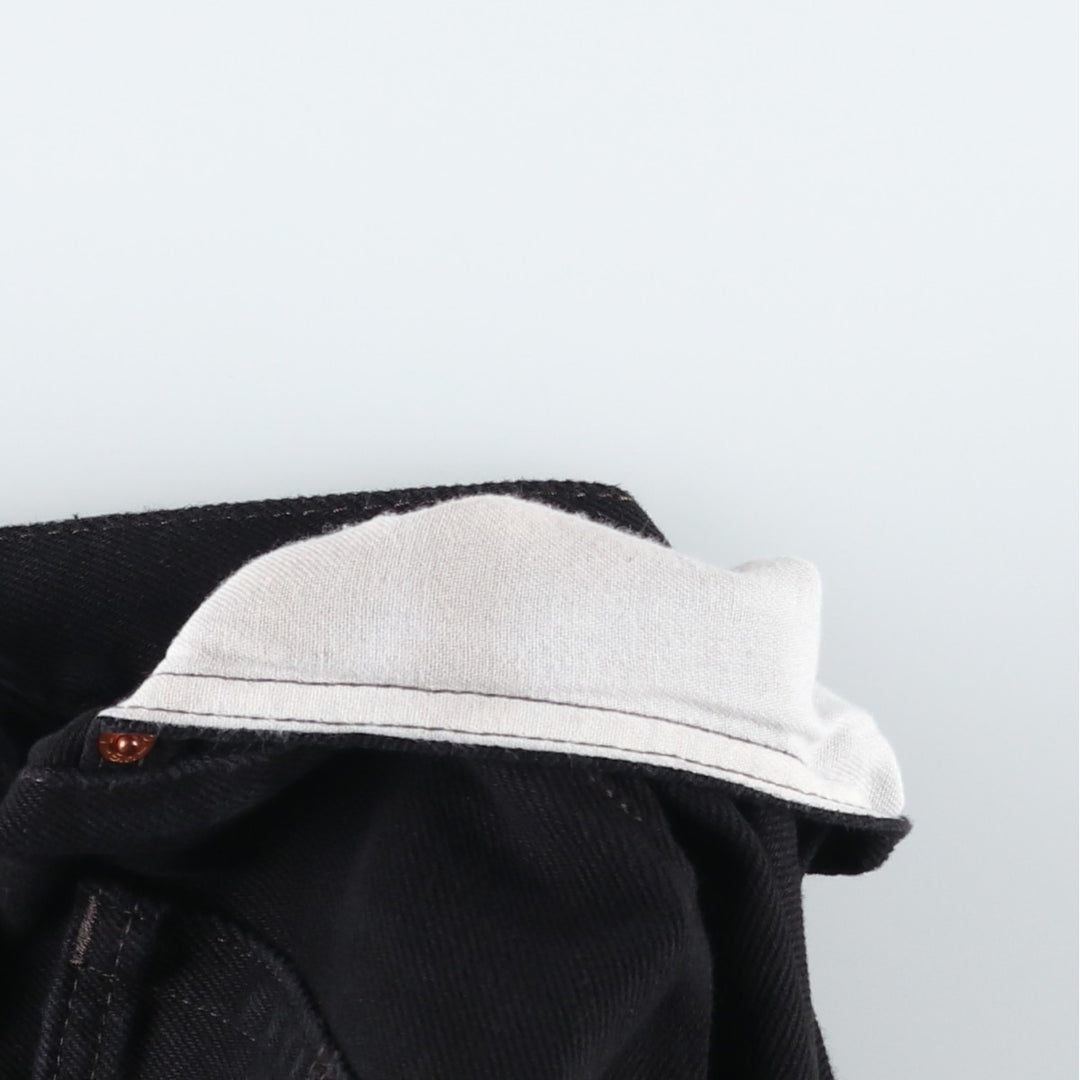 Levi's 550 Black Denim Tapered Denim Pants for Men, W35 cotton black type Vintage Second Hand
