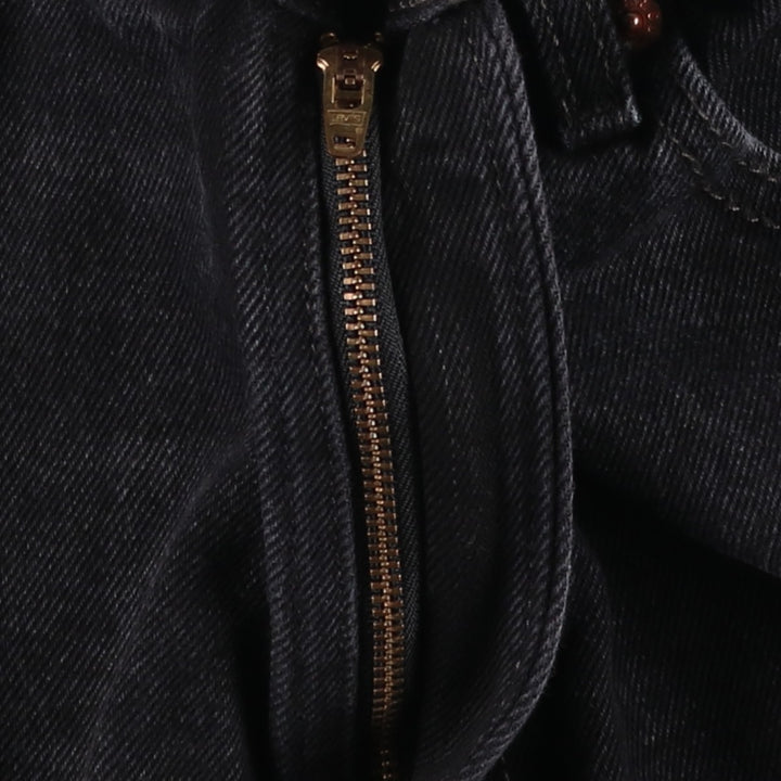 Levi's 550 Relaxed Fit Black Denim Tapered Denim Pants for Men, W33 cotton black type Vintage Second Hand