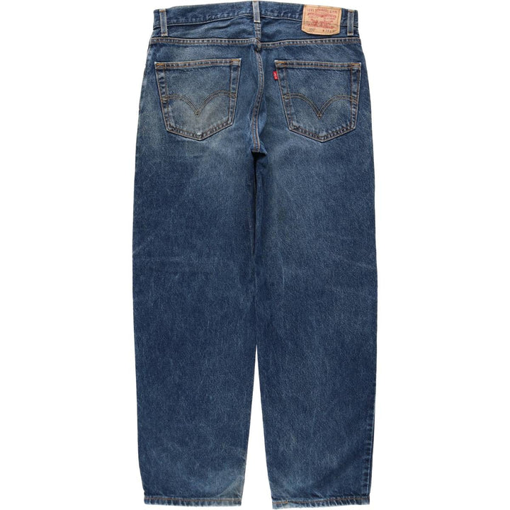 00'S Levi's 550 Relaxed Fit Tapered Denim Pants for Men, W35 cotton blue type Vintage Second Hand