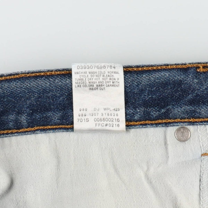 00'S Levi's 550 Relaxed Fit Tapered Denim Pants for Men, W35 cotton blue type Vintage Second Hand