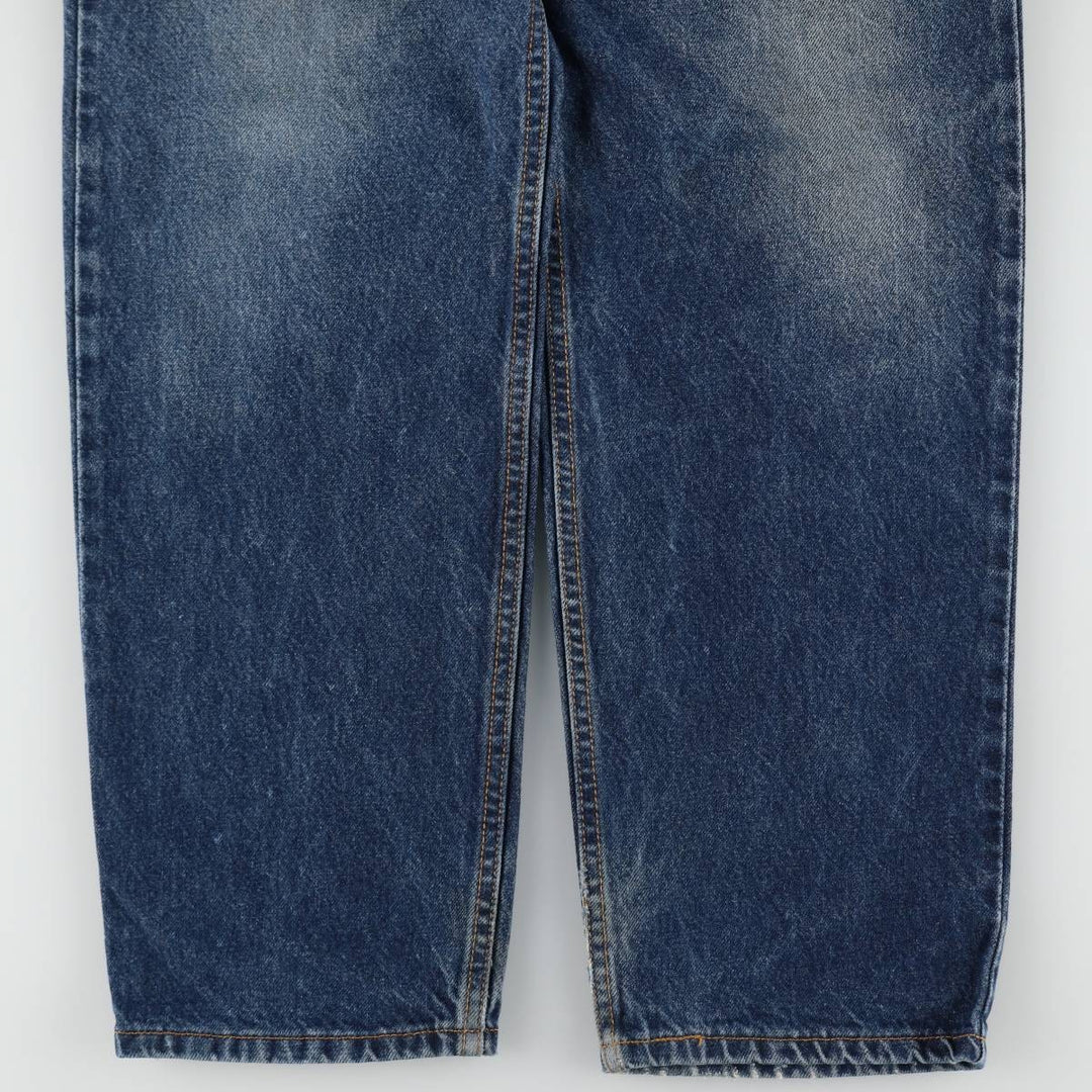 00'S Levi's 550 Relaxed Fit Tapered Denim Pants for Men, W35 cotton blue type Vintage Second Hand