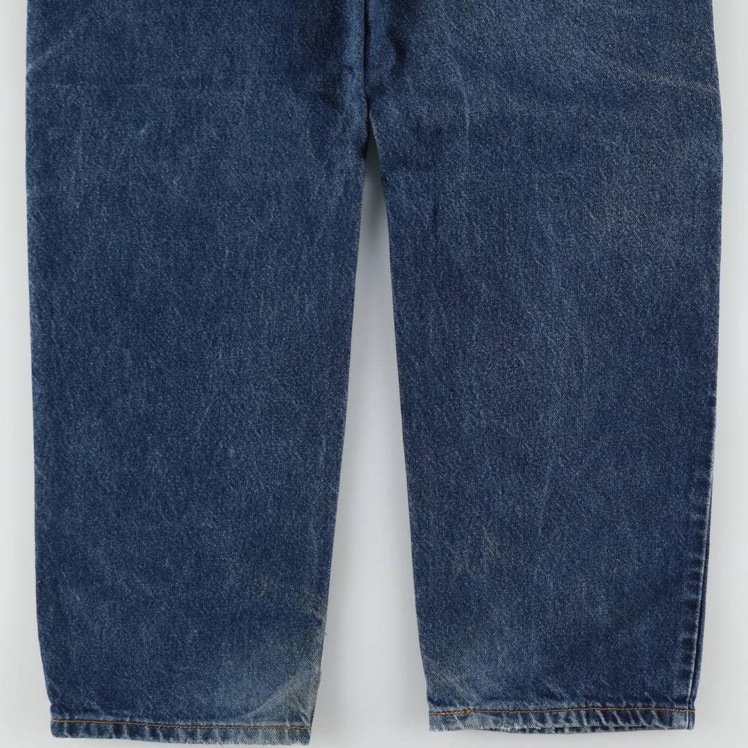 00'S Levi's 550 Relaxed Fit Tapered Denim Pants for Men, W35 cotton blue type Vintage Second Hand