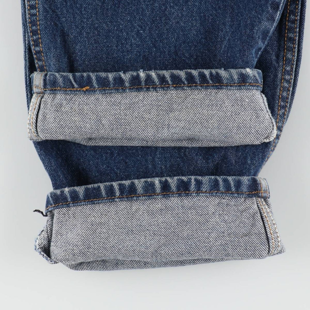 00'S Levi's 550 Relaxed Fit Tapered Denim Pants for Men, W35 cotton blue type Vintage Second Hand