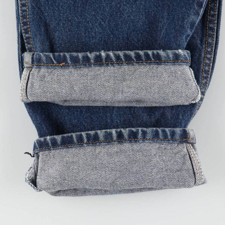00'S Levi's 550 Relaxed Fit Tapered Denim Pants for Men, W35 cotton blue type Vintage Second Hand