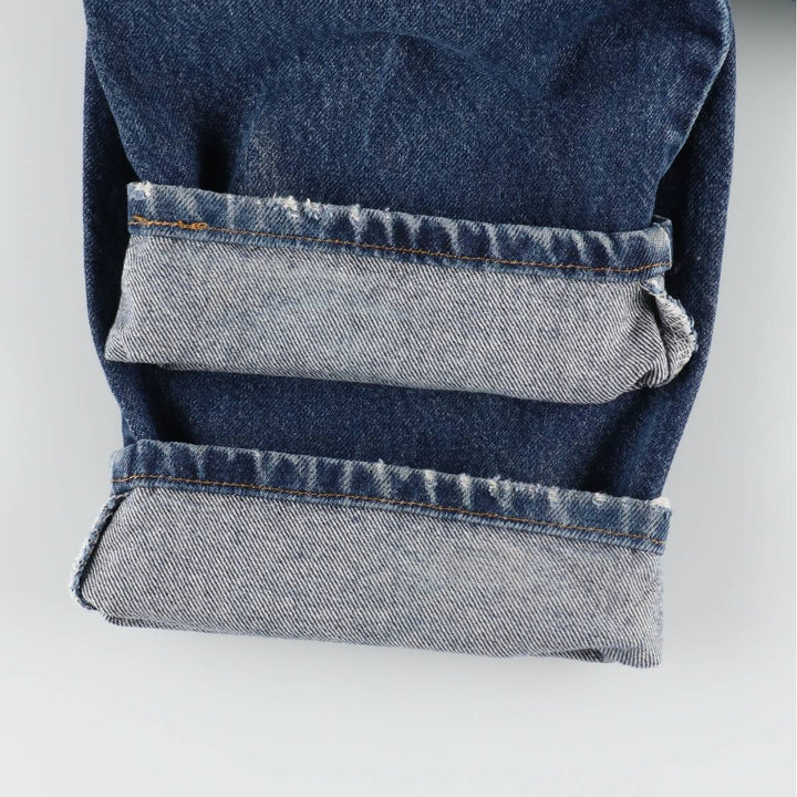 00'S Levi's 550 Relaxed Fit Tapered Denim Pants for Men, W35 cotton blue type Vintage Second Hand