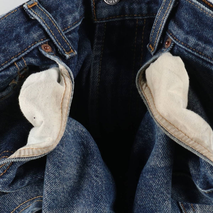 00'S Levi's 550 Relaxed Fit Tapered Denim Pants for Men, W35 cotton blue type Vintage Second Hand