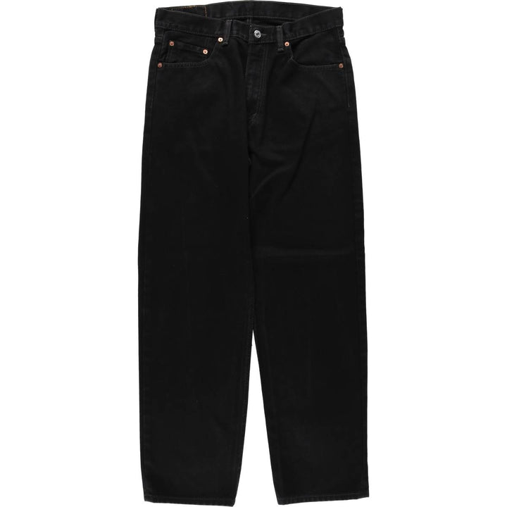 Levi's 550 Black Denim Tapered Denim Pants Men's W34 cotton black type Vintage Second Hand
