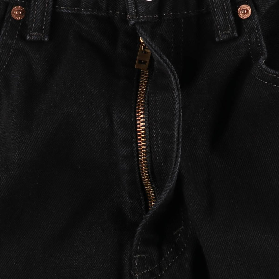 Levi's 550 Black Denim Tapered Denim Pants Men's W34 cotton black type Vintage Second Hand