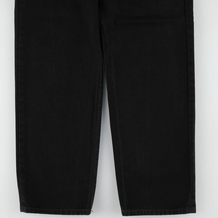 Levi's 550 Black Denim Tapered Denim Pants Men's W34 cotton black type Vintage Second Hand