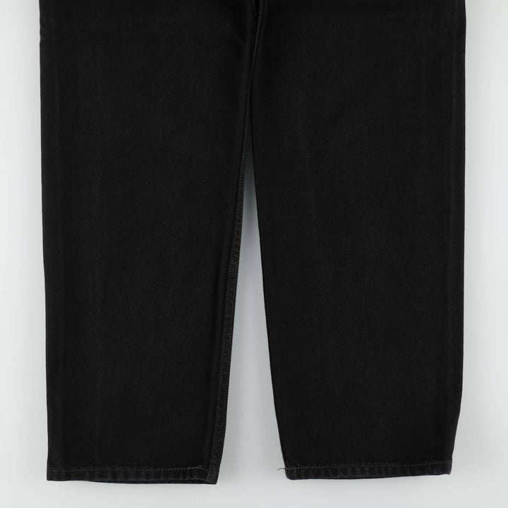 Levi's 550 Black Denim Tapered Denim Pants Men's W34 cotton black type Vintage Second Hand