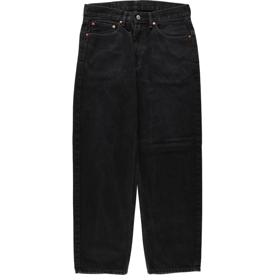 Levi's 550 Black Denim Tapered Denim Pants Men's W32 equivalent cotton black type Vintage Second Hand
