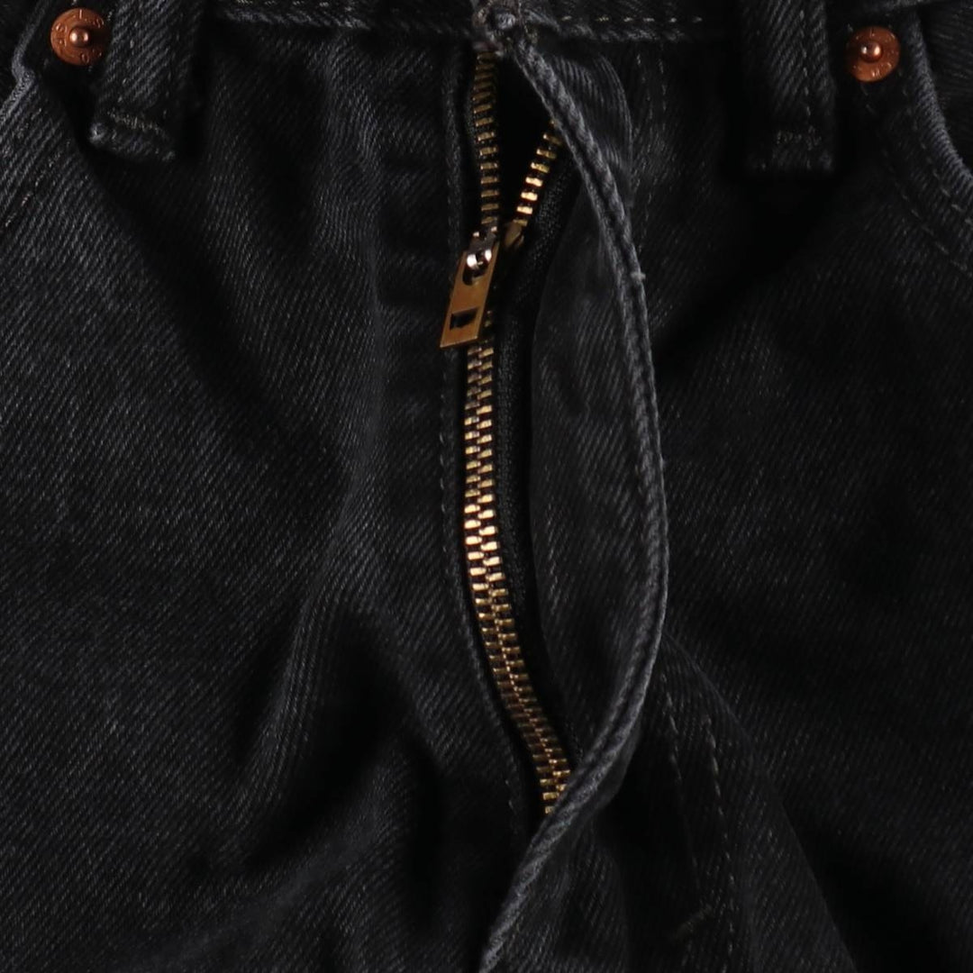 Levi's 550 Black Denim Tapered Denim Pants Men's W32 equivalent cotton black type Vintage Second Hand