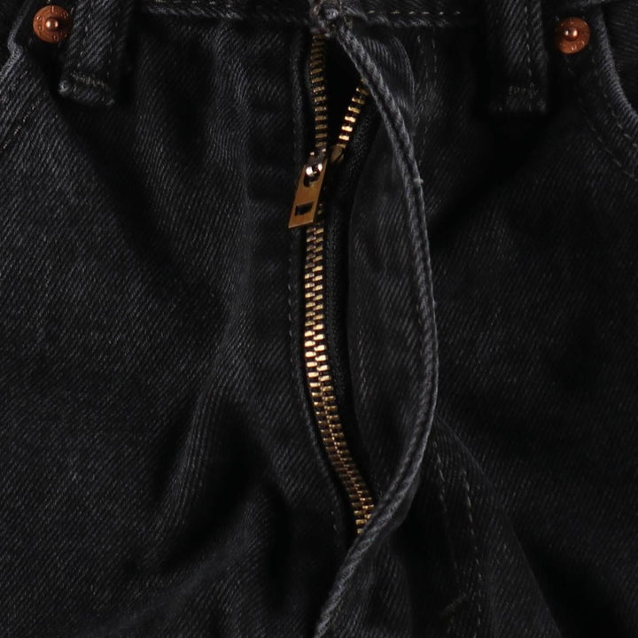 Levi's 550 Black Denim Tapered Denim Pants Men's W32 equivalent cotton black type Vintage Second Hand