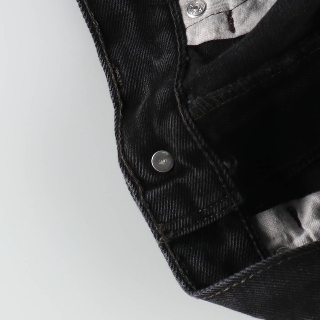 Levi's 550 Black Denim Tapered Denim Pants Men's W32 equivalent cotton black type Vintage Second Hand