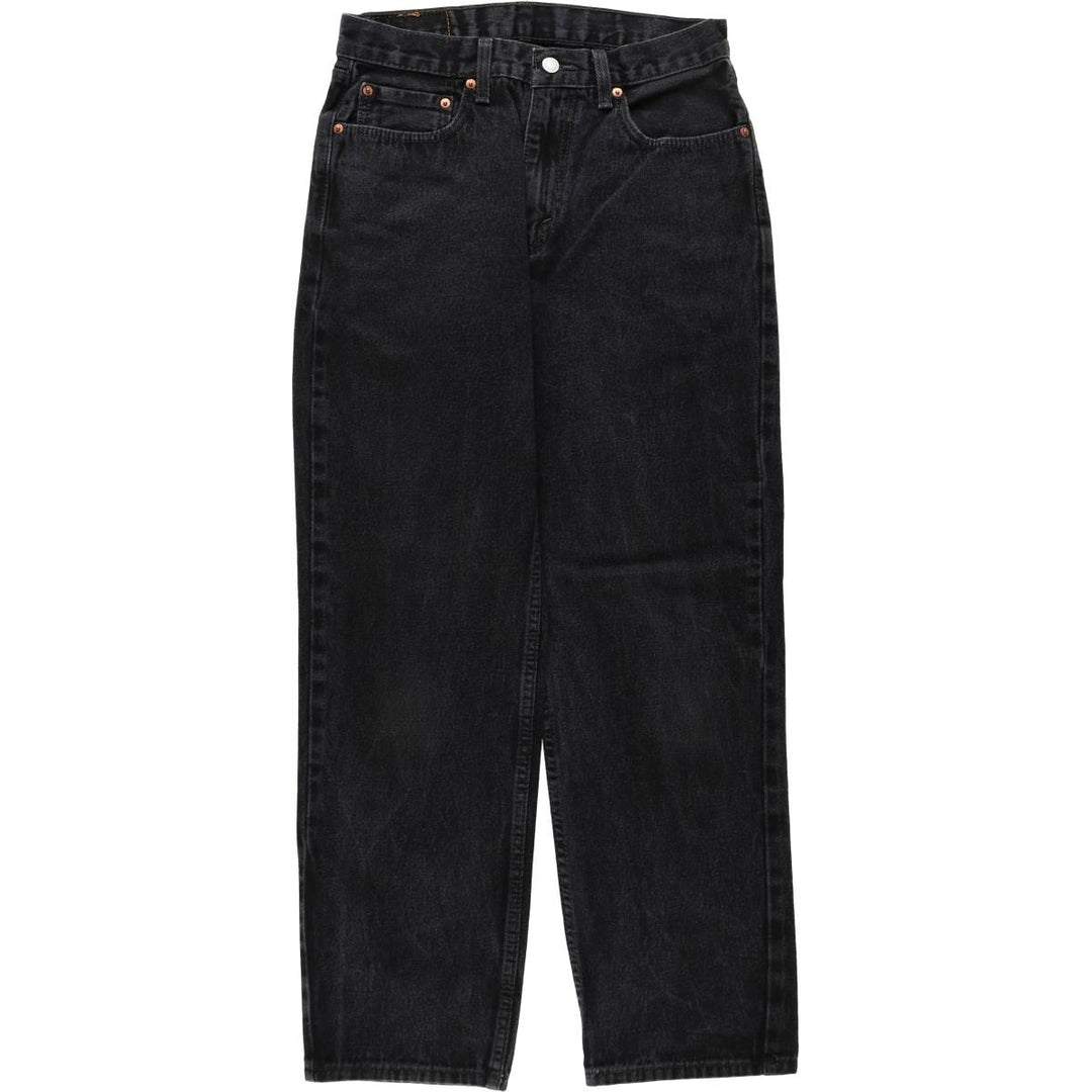 Levi's 550 Black Denim Tapered Denim Pants Men's W31 equivalent cotton black type Vintage Second Hand