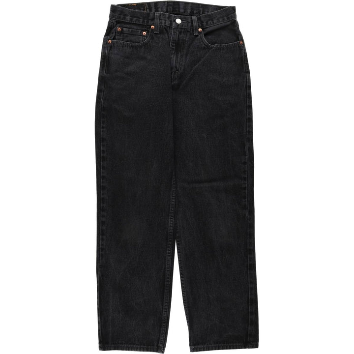 Levi's 550 Black Denim Tapered Denim Pants Men's W31 equivalent cotton black type Vintage Second Hand