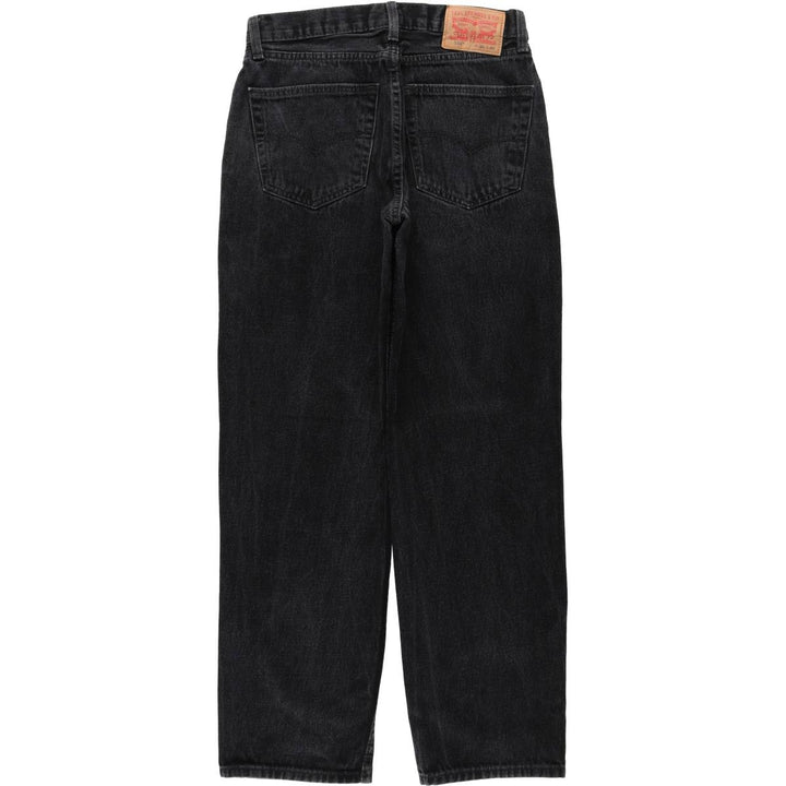 Levi's 550 Black Denim Tapered Denim Pants Men's W31 equivalent cotton black type Vintage Second Hand
