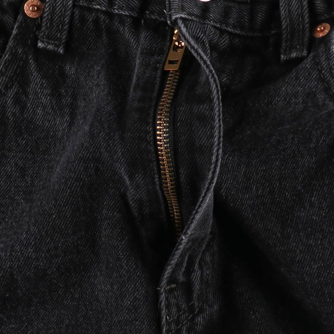 Levi's 550 Black Denim Tapered Denim Pants Men's W31 equivalent cotton black type Vintage Second Hand