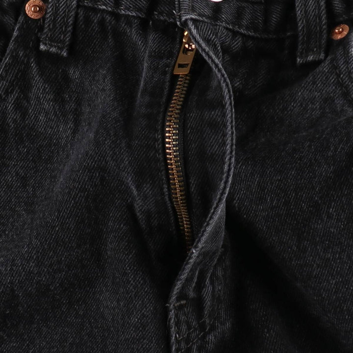 Levi's 550 Black Denim Tapered Denim Pants Men's W31 equivalent cotton black type Vintage Second Hand