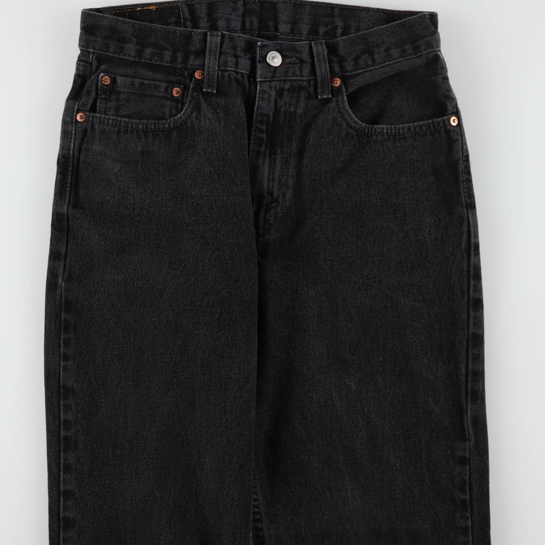 Levi's 550 Black Denim Tapered Denim Pants Men's W31 equivalent cotton black type Vintage Second Hand