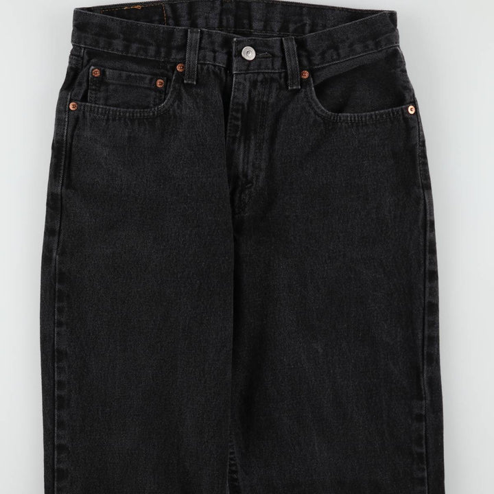 Levi's 550 Black Denim Tapered Denim Pants Men's W31 equivalent cotton black type Vintage Second Hand