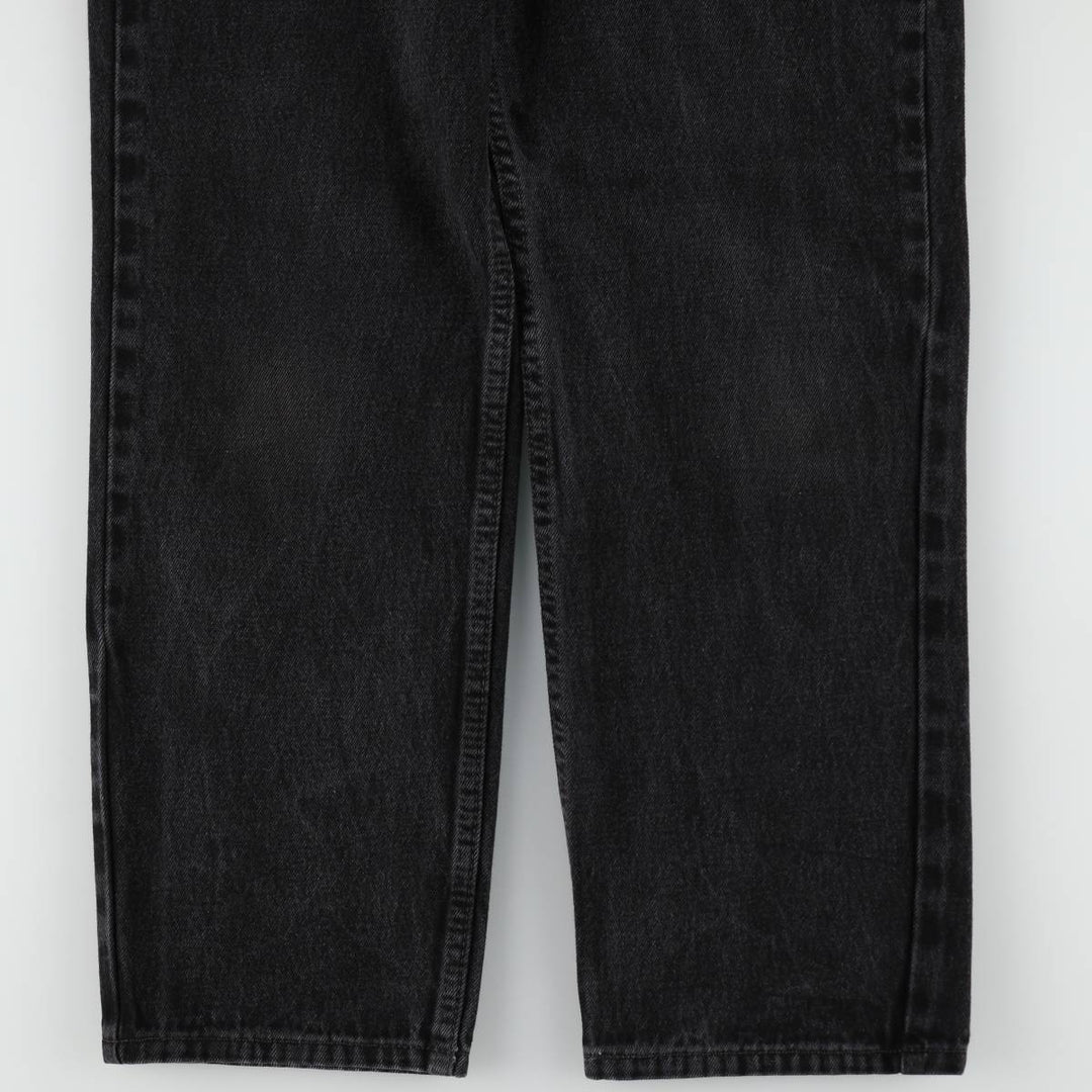Levi's 550 Black Denim Tapered Denim Pants Men's W31 equivalent cotton black type Vintage Second Hand