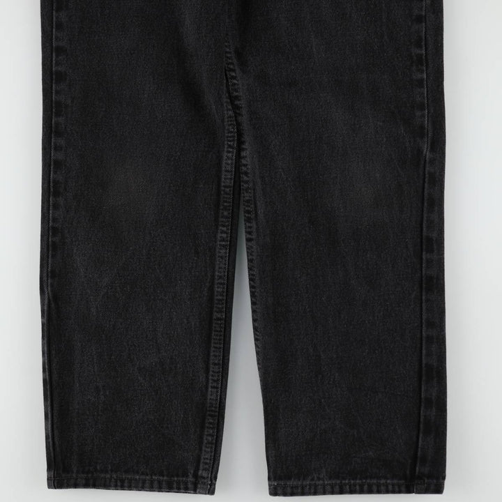 Levi's 550 Black Denim Tapered Denim Pants Men's W31 equivalent cotton black type Vintage Second Hand