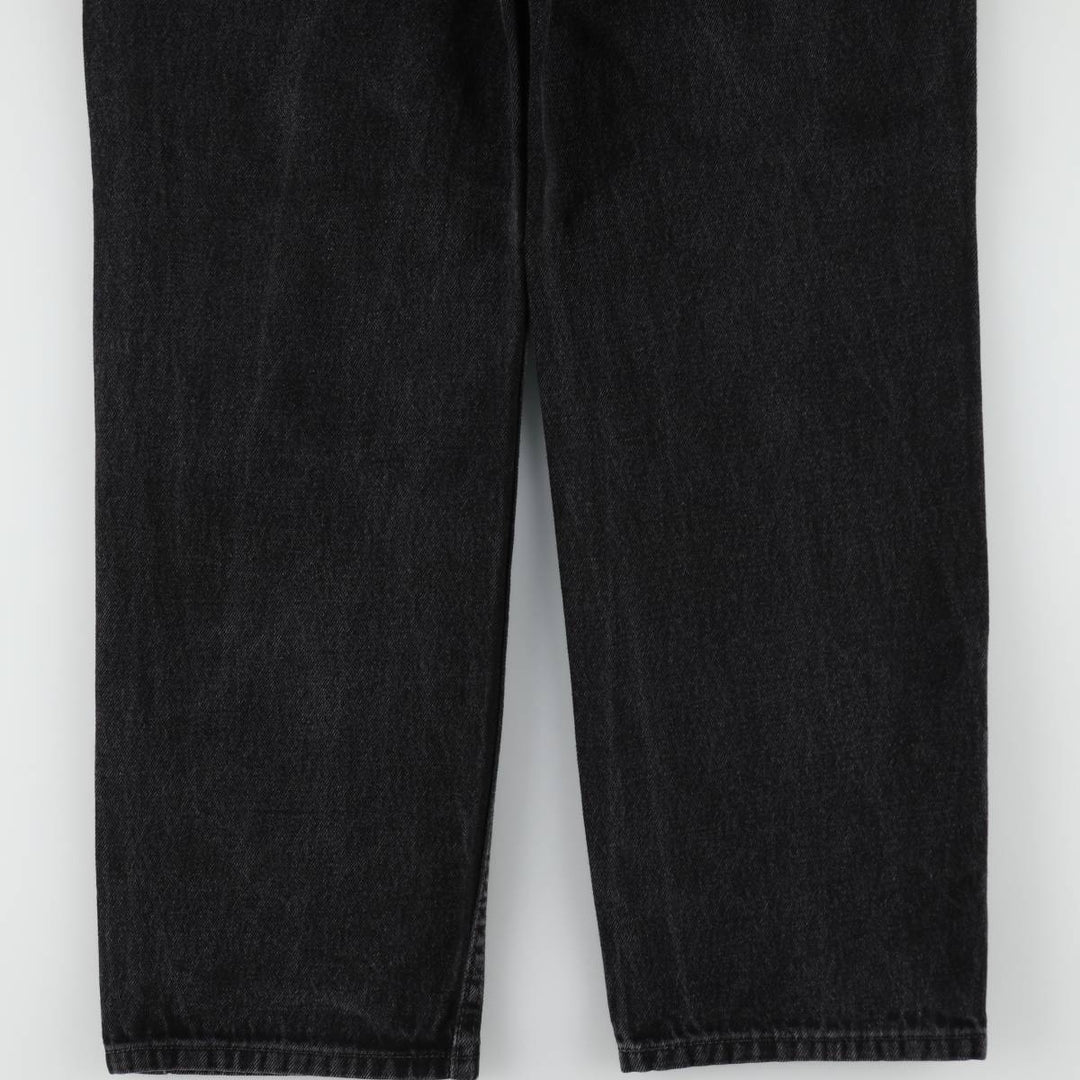 Levi's 550 Black Denim Tapered Denim Pants Men's W31 equivalent cotton black type Vintage Second Hand
