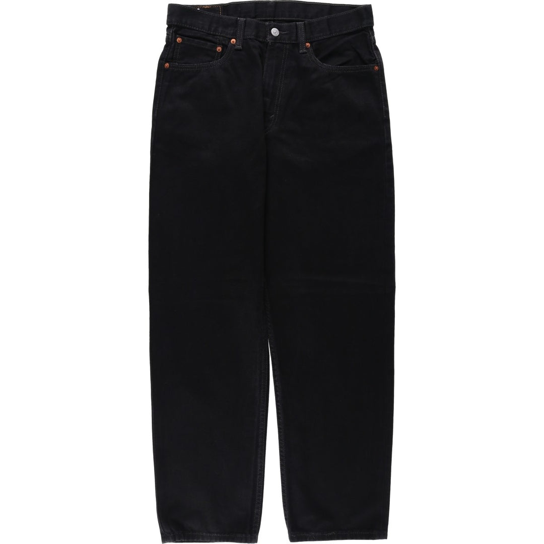 Levi's 550 Black Denim Tapered Denim Pants Men's W33 cotton black type Vintage Second Hand