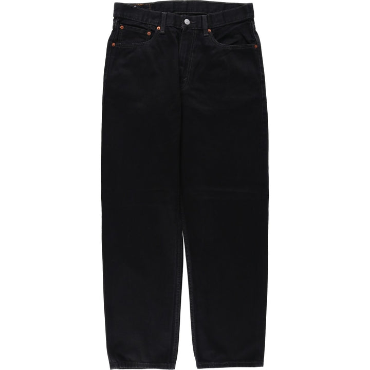 Levi's 550 Black Denim Tapered Denim Pants Men's W33 cotton black type Vintage Second Hand