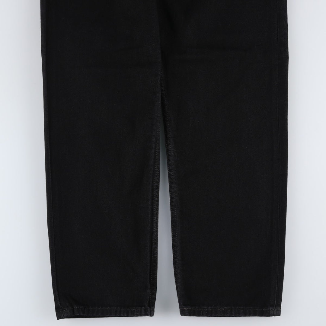 Levi's 550 Black Denim Tapered Denim Pants Men's W33 cotton black type Vintage Second Hand