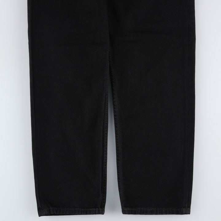 Levi's 550 Black Denim Tapered Denim Pants Men's W33 cotton black type Vintage Second Hand