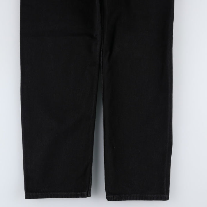 Levi's 550 Black Denim Tapered Denim Pants Men's W33 cotton black type Vintage Second Hand